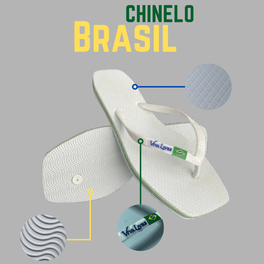 Conjunto Chinelo Par Perfeito Brasil - Imagem 3