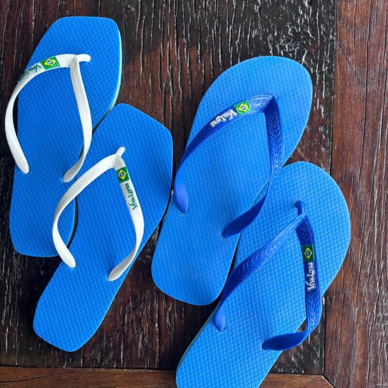 Conjunto Chinelo Par Perfeito Brasil