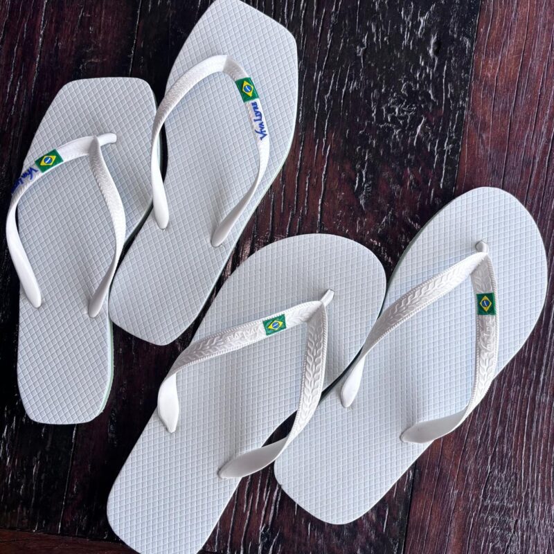 Conjunto Chinelo Par Perfeito Brasil